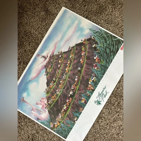 Longacres Park Horse Racing Poster Emerald Racing Association Seattle 18x24 Vtg - Picture 2 of 11